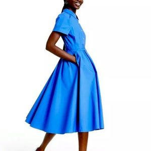 Target x Alexis collab blue shirt dress w pockets